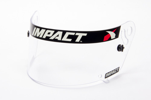 Impact Racing 12199901 Helmet Shield, Clear, Anti-Fog, Vapor / Air Vapor / Vapor SC / Vapor LS / Charger / Super Charger / Draft Helmets, Each