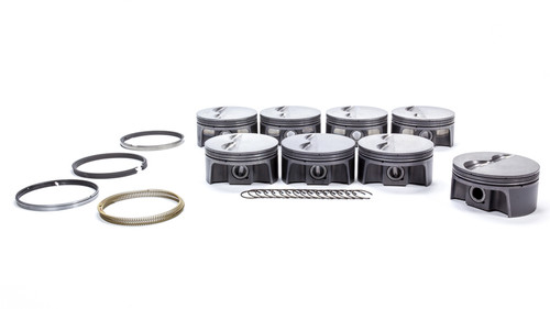 Mahle Pistons 930202630 Piston and Ring, PowerPak, Forged, 4.030 in Bore, 1.0 x 1.0 x 2.0 mm Ring Groove, Minus 4.00 cc, Small Block Chevy, Kit