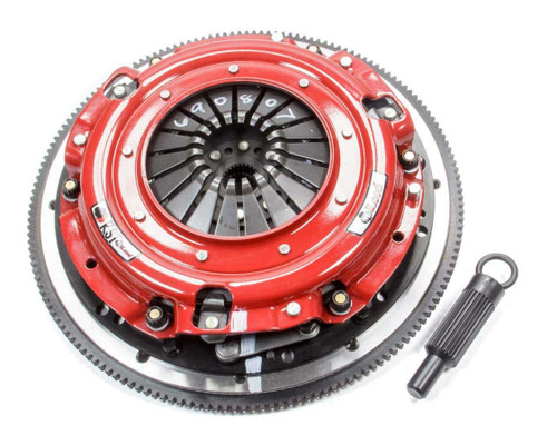 Mcleod 6908-07 Clutch Kit, RST, Twin Disc, 9-11/16 in Diameter, 1-1/8 in x 26 Spline, Rigid Hub, Organic, Steel Flywheel, Ford Modular, Kit