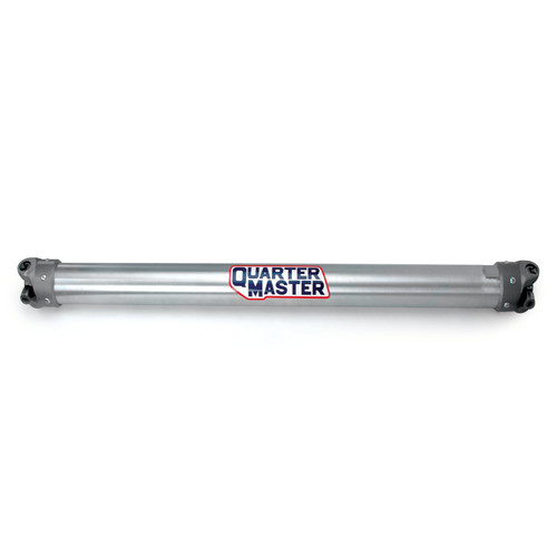 Quarter Master 188390 Drive Shaft, 39 in long, 3.0 in Diameter, 1310 U-Joints, 3 Piece, Aluminum, Natural, Universal, Each