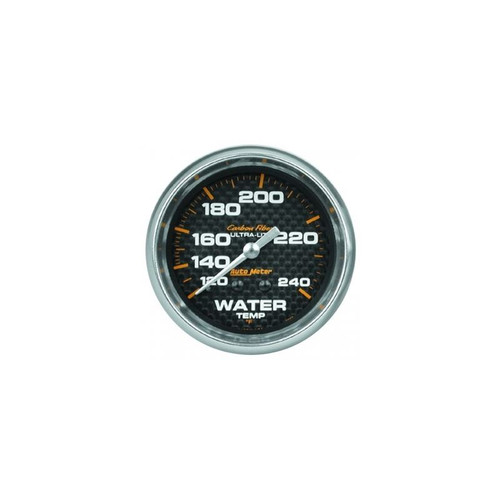 AutoMeter 4832 2-5/8 in. Water Temperature, 120-240 F, 6 ft., Mechanical, CarbonFiber Gauge