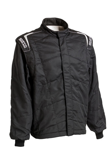 Sparco 001042XJ3XLNRNR Sport Light Driving Jacket, SFI 3.2A/5, Double Layer, Nomex, Black, 3X-Large, Each
