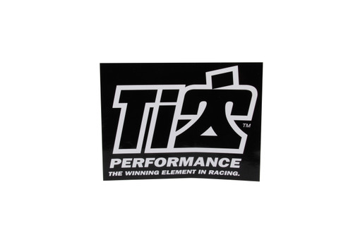 Ti22 Performance 51 Logo Sticker, Ti22 Logo, 4 x 8 in, Black, Each