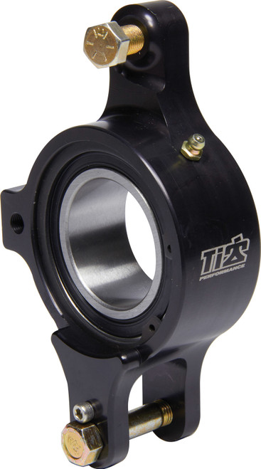 Ti22 Performance TIP3906 Birdcage, Passenger Side, 6 in Bolt Hole Center to Center, Bearing / Bolts / Snap Ring, Billet Aluminum, Black Anodized, Micro / Mini, Each