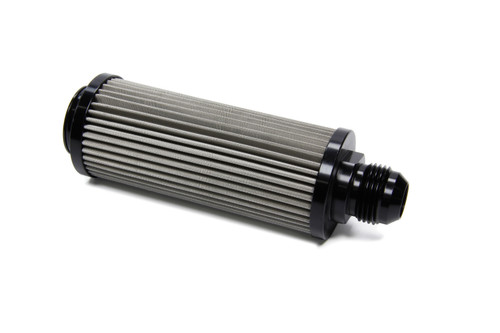 Ti22 Performance TIP5140 Fuel Filter, In-Tank, Straight, 60 Micron, Stainless Element, 12 AN, Aluminum, Black Anodized, Each