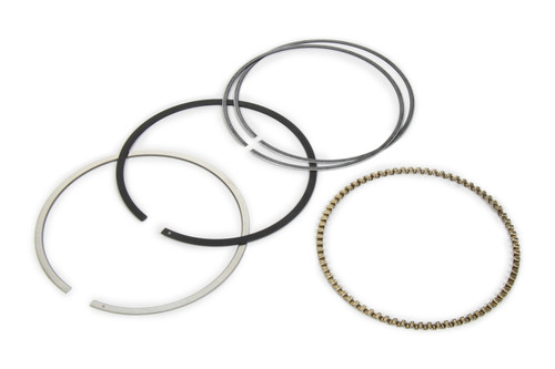 Wiseco 4007GFX Piston Rings, GF-Style, 4.000 in Bore, File Fit, 0.047 in x 0.047 in x 3.0 mm Thick, Standard Tension, Steel, Gas Nitride, 1-Cylinder, Each