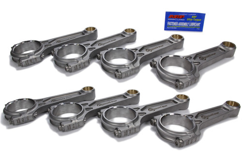 Wiseco BC6700-990 Connecting Rod, Boostline, I Beam, 6.700 Long, Bushed, 7/16 in Cap Screws, ARP2000, Forged Steel, Big Block Chevy, Set of 8