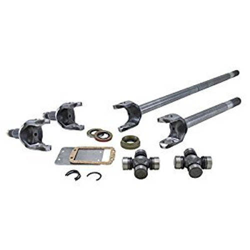 Yukon Gear And Axle YA W24118 Axle Shaft, 19.15 and 35.46 in Long, 28 Spline Carrier, 19 Spline Drive Flange, 9.94 in Outer Length, Steel, Natural, GM 8.5 in, Kit