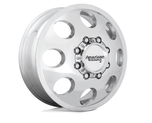 American Racing Wheels AR204760907134N Wheel, Baja Dually, 17 x 6 in, Negative 1.780 in Backspace, 8 x 165.1 mm Bolt Pattern, Rear, Aluminum, Satin Black Paint, Each