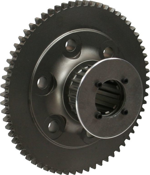 Brinn Transmission 79070 Flywheel, 65 Tooth, 4.3 lb, HTD Pulley, Steel, Brinn Transmission, 2-Piece Seal, Chevy V8, Each