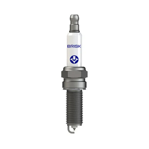 Brisk Racing Spark Plugs EEX14YP Spark Plug, Platinum Yttrium Racing, 14 mm Thread, 26.5 mm Reach, Heat Range 14, Gasket Seat, Resistor, Each