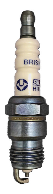 Brisk Racing Spark Plugs HR15YS Spark Plug, Silver Racing, 14 mm Thread, 12.7 mm Reach, Heat Range 15, Tapered Seat, Resistor, Each