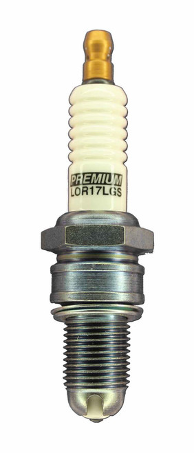 Brisk Racing Spark Plugs LOR17LGS Spark Plug, Premium Racing, 14 mm Thread, 19 mm Reach, Heat Range 17, Gasket Seat, Resistor, Each