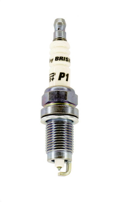 Brisk Racing Spark Plugs P1 (DOR15YIR-9) Spark Plug, Iridium Performance, 14 mm Thread, 22 mm Reach, Heat Range 15, Gasket Seat, Resistor, Each