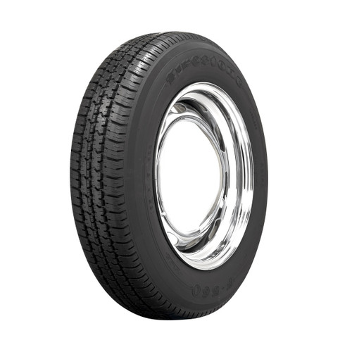 Coker Tire 56047 Tire, Firestone, 560R-15, Radial, Black Sidewall, Each