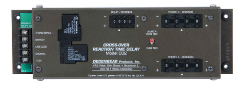 Dedenbear CO2 Delay Box, Crossover, Digital, Crossover Delay, Steel, Black, Each
