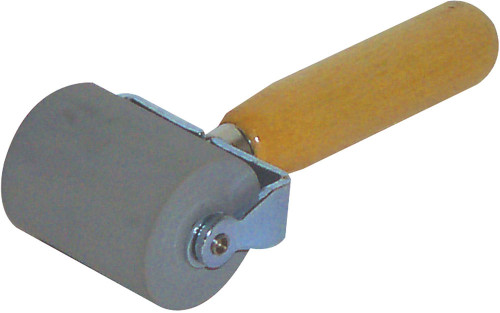 Dynamat 10007 Installation Roller Tool, Professional, Wood Grip, Rubber Roller, Sound Barrier Materials, Each