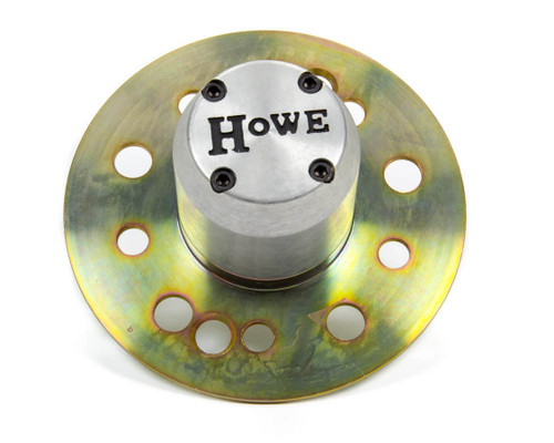 Howe 205496 Drive Flange, 5 x 5 in and 5 x 4.75 in Wheel Bolt Pattern, 24 Spline, Steel Spline, Aluminum Cap, Natural, Each