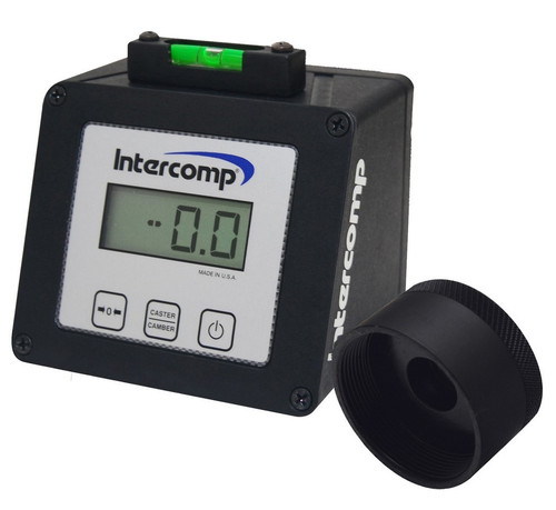 Intercomp 102046 Caster / Camber Gauge, Digital, 1-13/16-16 in Wide 5 Adapter, Carry Case, Each