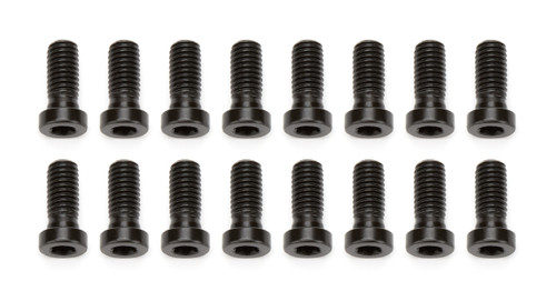 Jesel BLT-21892-16 Bolt, 7/16-14 in Thread, 1 in Long, Torx Head, Nuts Included, Chromoly, Black Oxide, Set of 16