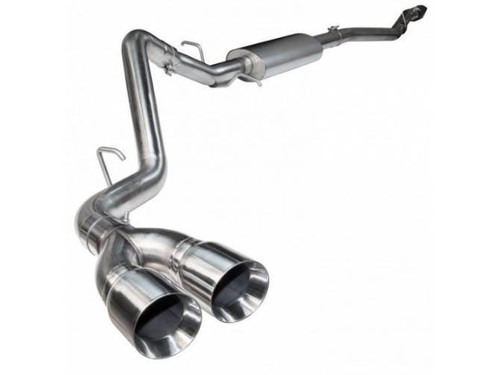 Kooks Headers 13514100 Exhaust System, Cat-Back, 3 in Tailpipe, 4 in Polished Tips, Stainless, Natural, Ford Coyote, Ford Fullsize Truck 2011-14, Kit