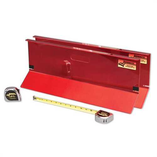 Longacre 52-79505 Toe-In Plates, Deluxe, 2 Plates / Tape Magnets, 2 Tape Measures, Aluminum, Natural, Kit