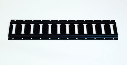 Macs Custom Tie-Downs 270001 Tie Down Track, E-Track, 5 ft, Steel, Black Powder Coat, Each