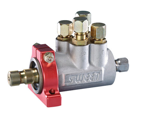 Sweet 303-33200 Power Steering Servo, Lightweight, 0.200 in Valve, Aluminum, Natural, Each