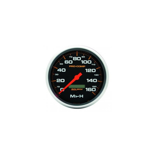 AutoMeter 5189 5 in. Speedometer, 0-160 MPH, Electric, Pro Comp, Black
