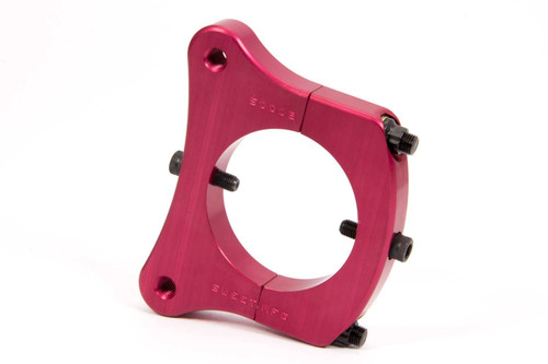 Sweet 501-60008-1 Brake Caliper Bracket, Rear, Clamp / Bolt-On, 3 in Axle Tube, Billet Aluminum, Red Anodized, 3.5 in Lug Mount Caliper, Each