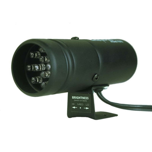 AutoMeter 5332 Super-Lite Shift Light, 1.625 in. Dia, LED, Adjustable, Black Case