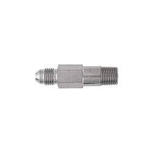 XRP-Xtreme Racing Prod. 481674 Fitting, Adapter, Straight, 4 AN Male to 1/8 in NPT Male, Long, Steel, Natural, Each