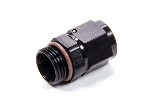 XRP-Xtreme Racing Prod. 970010 Fitting, Adapter, Straight, 10 AN Female to 10 AN Male O-Ring, Aluminum, Black Anodized, Each