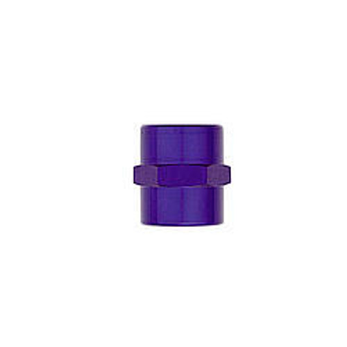 XRP-Xtreme Racing Prod. 991002 Fitting, Adapter, Straight, 1/4 in NPT Female to 1/4 in NPT Female, Aluminum, Blue Anodized, Each