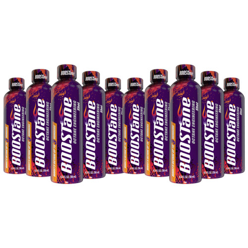 Boostane BST-OCT04SHOT10 Fuel Additive, Shot, Octane Booster, 4.00 oz Bottle, Gas, Set of 10