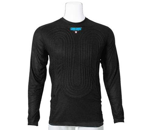 Cool Shirt 1023-2062 Cooling Shirt, Evolution FR, Kink Free Water Tubing, SFI 3.3, Cotton, Long Sleeve, Right Side Exit, Black, 2X-Large, Each