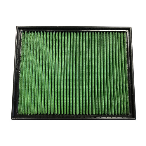 Green Filter 7365 Air Filter Element, Panel, Reusable Cotton, Green, Ford Midsize Truck 2015-22, Each