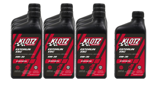 Klotz Synthetic Lubricants KE-435 Motor Oil, Estorlin ESC, 5W30, Synthetic, 1 qt, Set of 10