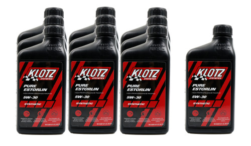Klotz Synthetic Lubricants KE-935 Motor Oil, Pure Estorlin, 5W30, Synthetic, 1 qt, Set of 10