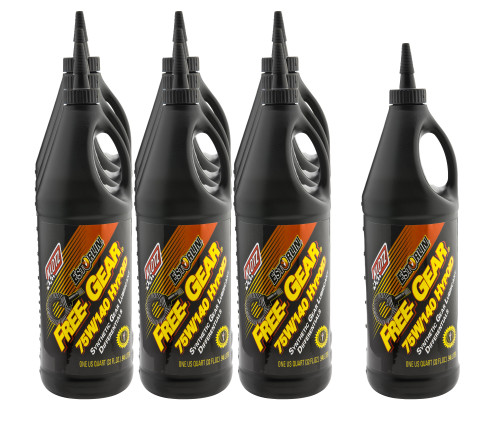 Klotz Synthetic Lubricants KE-994 Gear Oil, Pure Estorlin, Hypoid, 75W140, Synthetic, 1 qt Bottle, Set of 10
