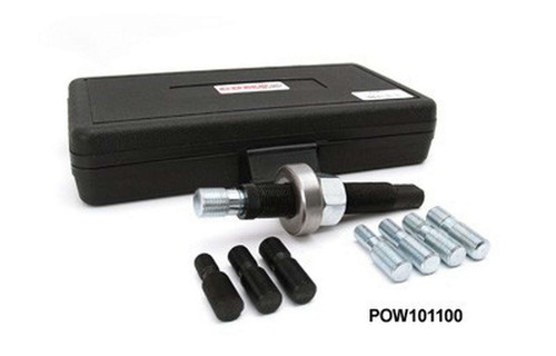 Powerhouse POW101100 Harmonic Balancer Installation Tool, Carry Case, 8 Adapters Included, Steel, Universal, Kit