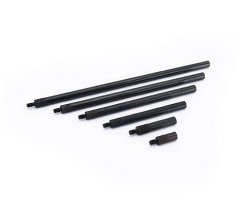 Powerhouse POW151120 Dial Indicator Extension, 1/2 to 5 in Long, 4-48 Thread, Steel, Black Oxide, Kit