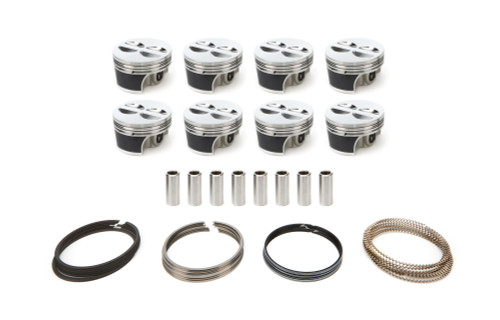 Sportsman Racing Products 324864 Piston and Ring, Pro 2681 Series, 4.005 in Bore, 1.2 mm x 1.5 mm x 3.0 mm Ring Grooves, Minus 4.50 cc, Small Block Chevy, Kit
