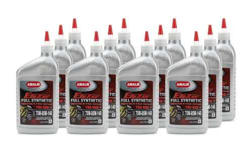 Amalie 160-71376-56 Gear Oil, Elixir, 75W-85W-140, Synthetic, 1 qt Bottle, Set of 12