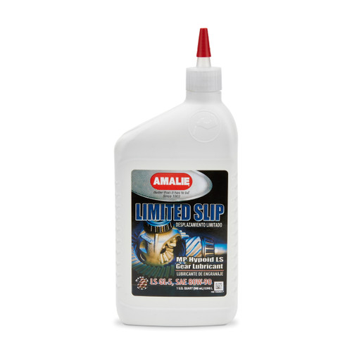 Amalie AMA73026-56 Gear Oil, Limited Slip MP Hypoid, 80W90, Limited Slip Additive, Conventional, 1 qt Bottle, Each