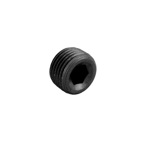 Big End Performance 14512 1/2 in. NPT Allen Socket Pipe Plug, Black