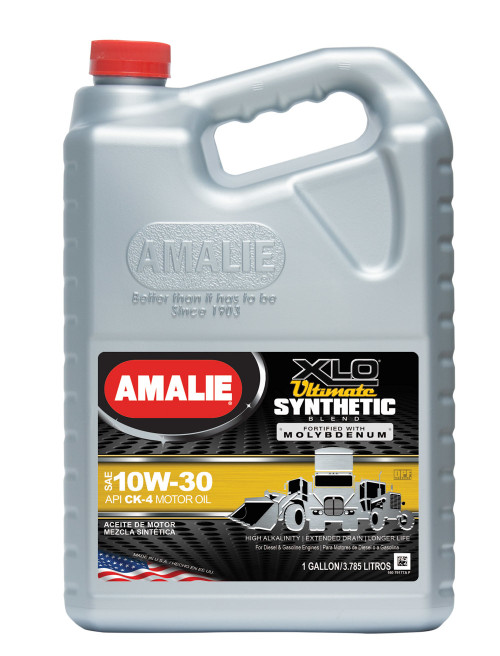Amalie AMA79177-36 Motor Oil, XLO Ultimate, 10W30, Semi-Synthetic, 1 gal Jug, Each