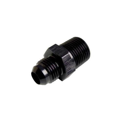 Big End 14616 Fitting -06 AN to 1/8 in. NPT, Straight, Aluminum, Black