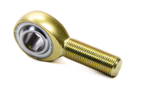 Aurora MB-6 Rod End, MB Precision Series, Spherical, 3/8 in Bore, 3/8-24 in Left Hand Male Thread, Steel, Cadmium, Each
