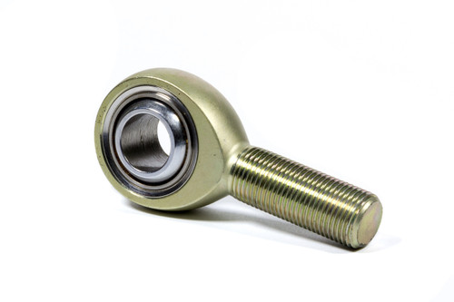 Aurora PRB-10T Rod End, Performance Racing Series, Spherical, 5/8 in Bore, 5/8-18 in Left Hand Male Thread, PTFE Lined, Steel, Cadmium, Each
